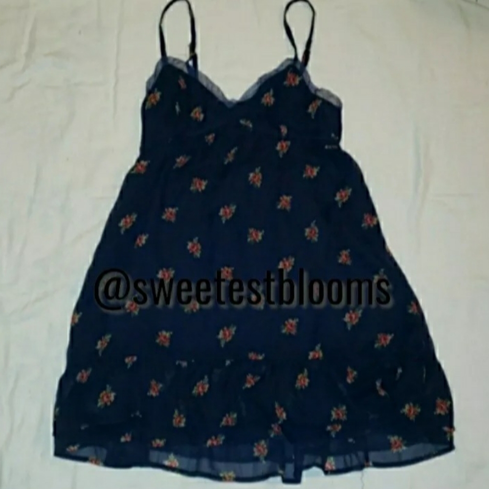 ABERCROMBIE & FITCH FLORAL DRESS SIZE S Y2K